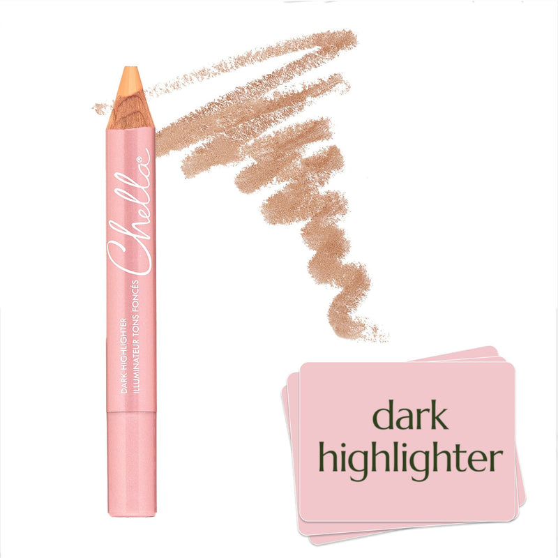 Chella highlighter pencil Brow & Eye White Smoke Dark