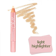 Chella highlighter pencil Brow & Eye White Smoke Light