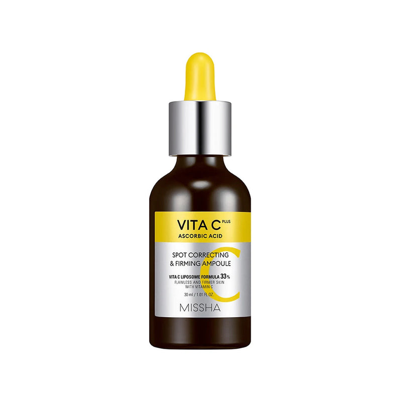 AsiaBeautyMall Missha Vita C Plus Spot Correcting & Firming Ampule Serum White Smoke