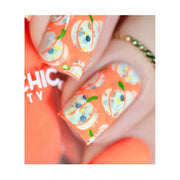 UberChic Beauty Electric Pumpkin - Stamping Polish Stamping Polish Dark Salmon