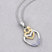 Bids.com 0.14 Carat Genuine Tanzanite .925 Sterling Silver Pendant Pendants Gray size 18.00