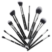Lurella Cosmetics Deluxe Marble Brush Set Brush Set Light Gray Black,Pink,White