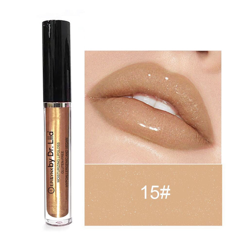 EpiLynx Hydrating Shine Lip Gloss – Vegan, Gluten-Free & Moisturizing White Smoke 15