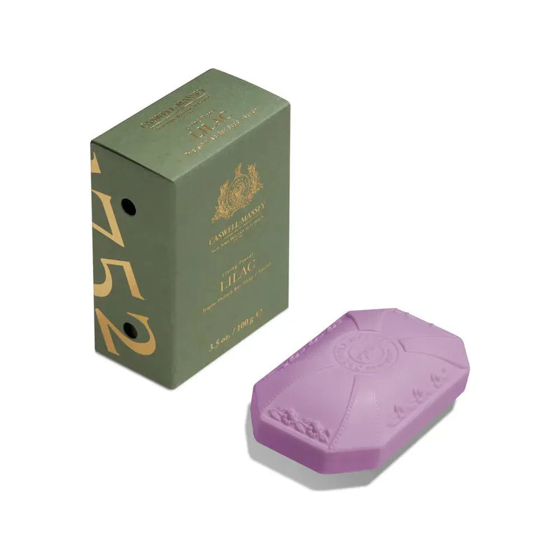 Caswell Massey Caswell Massey Triple-Milled Bar Soap 3.5 oz Collection of Classic Scents Bar Soap Dim Gray Lilac