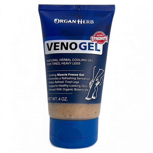 OrganHerb OrganHerb VenoGel Extra Strength 4 oz – Horse Chestnut Gel with Herbal Cooling Relief Lotions White Smoke
