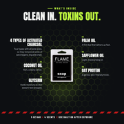 FLAME Natural Decon Soap Black OG / 5 oz Bar,Riptide / 5 oz Bar,Conifer / 5 oz Bar,Unscented / 5 oz Bar