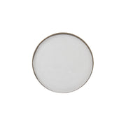 Rosy Rings Glass Accent Botanical Candle Plate Candle Plate Light Gray