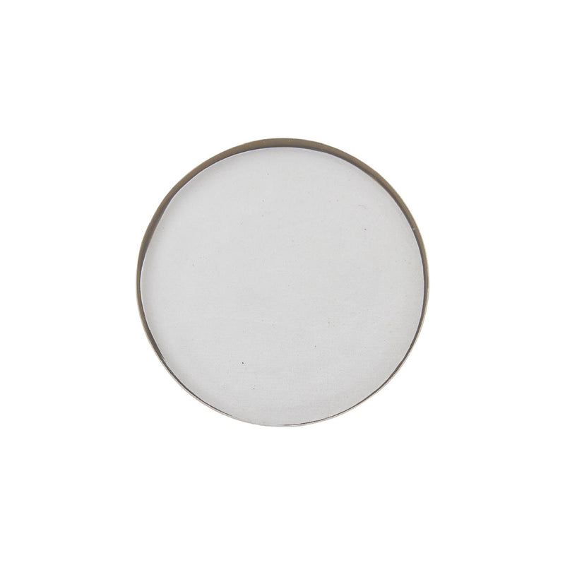 Rosy Rings Glass Signature Botanical Candle Plate Candle Plate Light Gray