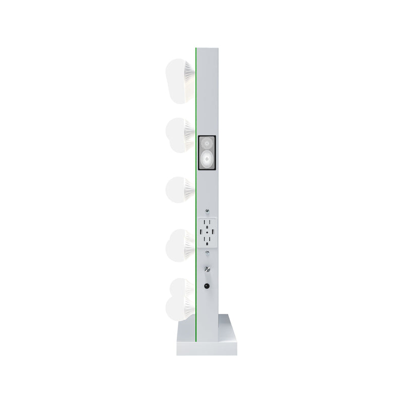 Lurella Cosmetics Radiance Series 15 Bulb Bluetooth Vanity Mirror Vanity Mirror Light Gray
