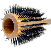 Dural Dural Beech wood Round-Styler hair brush with boral bristles - 18 rows Hair Brush Dark Slate Gray