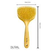 Dural Dural Beech wood sauna & massage brush with pure boar bristles Bathing Accessories Goldenrod