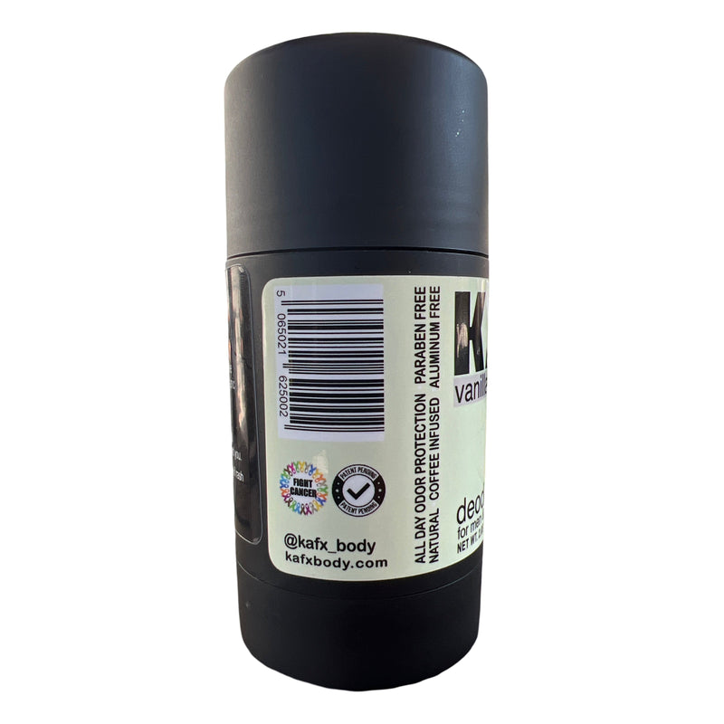 KAFX Body Vanilla Bean Coffee-Infused Natural Deodorant – Warm, Rich, & Safe for All Deodorant Gray