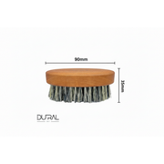 Dural Dural Pear Wood Beard Brush With Pure Tampico Fiber - 7 Rows 90x35mm Beard Brush