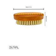 Dural Dural Pear Wood Hand & Nail Brush With Pure Light Natural Bristles Nail Brush Chocolate