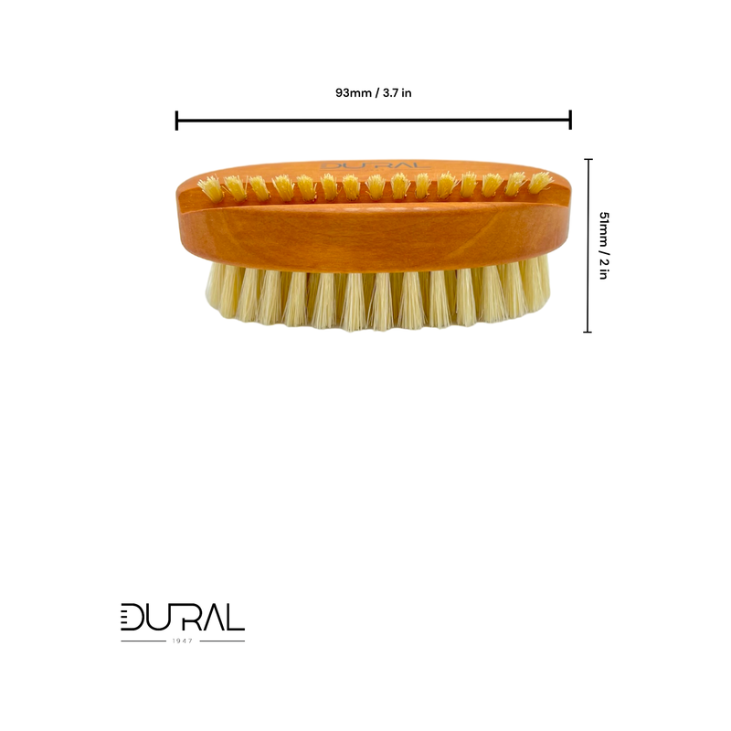Dural Dural Pear Wood Hand & Nail Brush With Pure Light Natural Bristles Nail Brush Chocolate