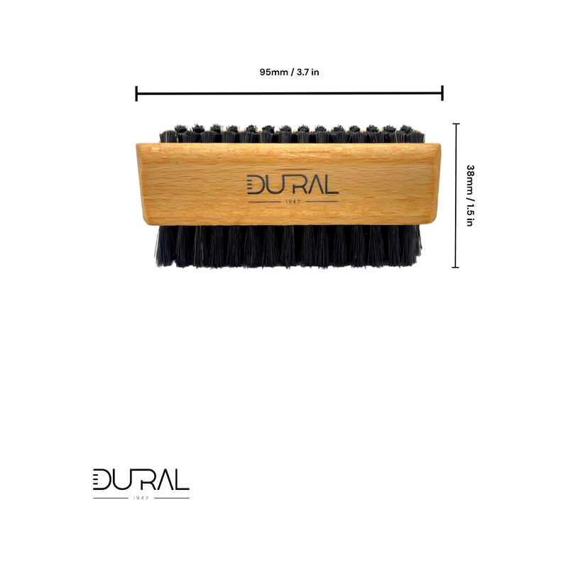 Dural Dural Beech wood hand & nail brush with black natural bristles - 4/6 rows Nail Brush Black