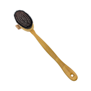 Dural Dural Beech wood ionic body brush - bronze wire & horse hair Body Brush Dark Khaki