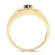 Bids.com 14K Yellow Gold Plated 0.20 Carat Genuine Blue Diamond .925 Sterling Silver Ring Rings White Smoke size 8.00,size 6.00,size 7.00,size 9.00,size 9.50,size 11.00,size 12.00