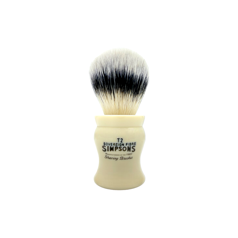 Simpsons Simpson Tulip T2 Sovereign Grade Synthetic Fibre Shaving Brush Shaving Brush Gray