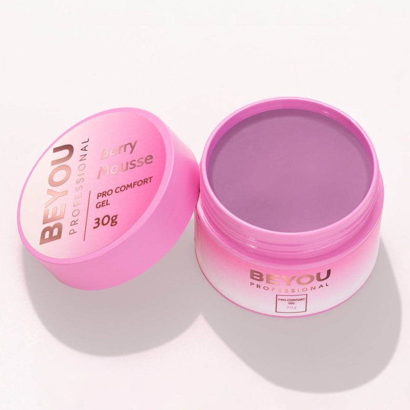 nbmsupply BEYOU Professional Pro Comfort Gel 30ml Misty Rose Clear,Caramel Mist,Coconut,EstetiKa,Love Code,Lover,Milky Sky,Old Money,Soft Roze,Berry Mousse,Better than Chocolate,Blush,Bubble Tea,Cacao,Dove,Drunk Barbie,Extra Crystal,Her Lips,Luxe,Martini,April in Paris,Pink Martini,Pink Prosseco,Pina Colada,Sky Lou