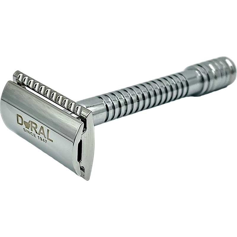 Dural Dural Grove Double Edge Safety Razor + Pounch 6oz Safety Razor Dark Gray