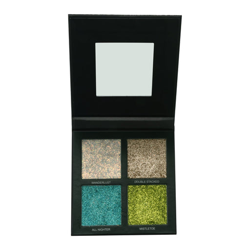 Prolux Cosmetics Ultra Light Pressed Glitter Palette glitter Gray #01,#2,#3