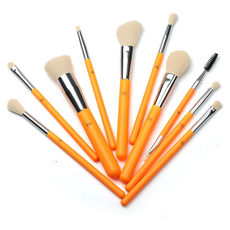 Lurella Cosmetics Neon Brush Sets Antique White Cyan,Acid,Caution,Magenta,Uranium,Phoenix