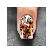 UberChic Beauty Flourishing Paradise Stamping Plate Light Slate Gray