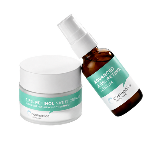 Cosmedica Skincare 2.5% Retinol Facial System Kit White Smoke