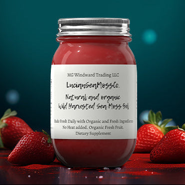 MG Windward Trading LLC Organic Fresh Fruit Infused Sea Moss Gel 33 Flavor Choices! Fruit Infused Sea Moss Gel Dark Slate Gray 8 oz. / Pineapple,8 oz. / Mango,8 oz. / Strawberry,8 oz. / Strawberry Pineapple,8 oz. / Elderberry Ginger,8 oz. / Strawberry Banana,8 oz. / Apple Cinnamon,8 oz. / Mixed Berries,8 oz. / Mango Peach,8 oz. / Peach,8 oz. / Blueberry,8 oz. / Coconut,8 oz. / Pe