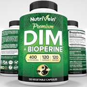 Nutrivein Nutrivein Premium DIM Supplement 400 mg Daily - 120 Capsules 02-WL4T-HRHE Lavender