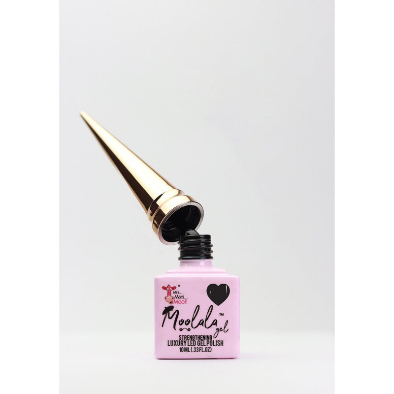 minimanimoo Moolala™ 2 Step Gel - #1 Black Soul Nail Polish Lavender