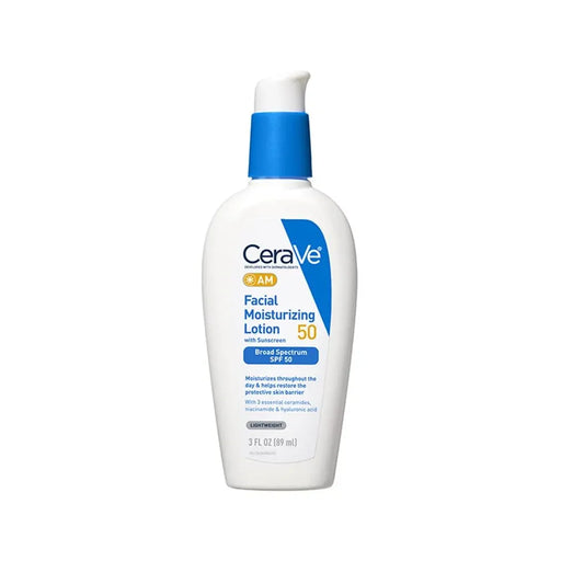 CeraVe CERAVE AM FACL MST LT SPF50 89ML Skin Care White Smoke