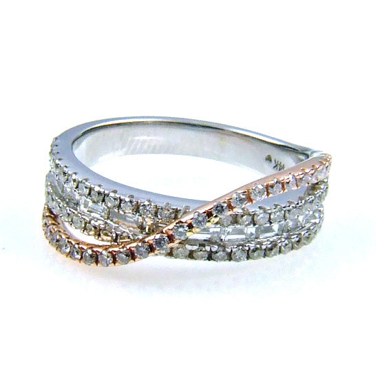 Bids.com 1.00ct Diamond Ring 14KT White Gold Rings White Smoke 6.0