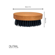 Dural Dural Pear wood beard brush with wild boar bristles Beard Brush Chocolate