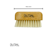 Dural Dural Beech Wood Brush & Comb Cleaner With Pure Light Natural Bristles Brush & Comb Cleaner Dark Khaki
