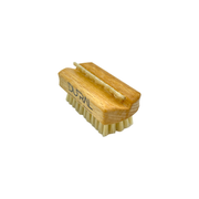 Dural Dural Beech wood travel size hand brush with natural bristles - 1/5 rows Hand Brush Dark Khaki