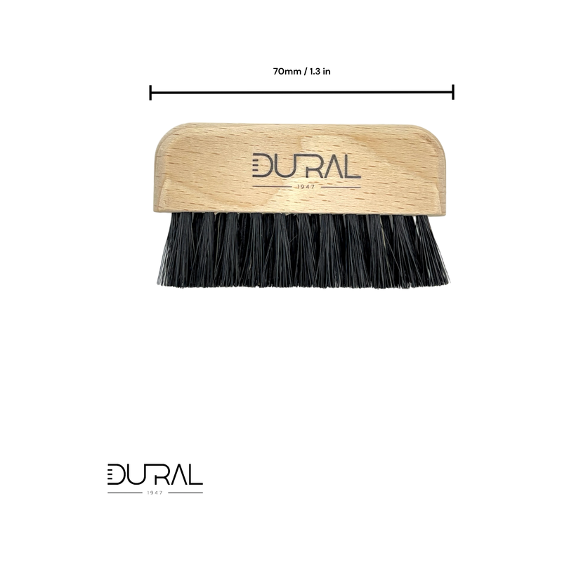 Dural Dural Beech Wood Brush & Comb Cleaner With Natual Bristles Brush & Comb Cleaner Black