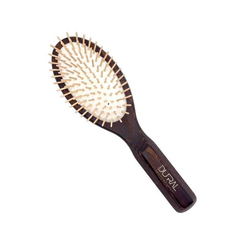 Dural Dural Thermo-wood rubber cushion hair brush with wooden pins Hair Brush Wheat
