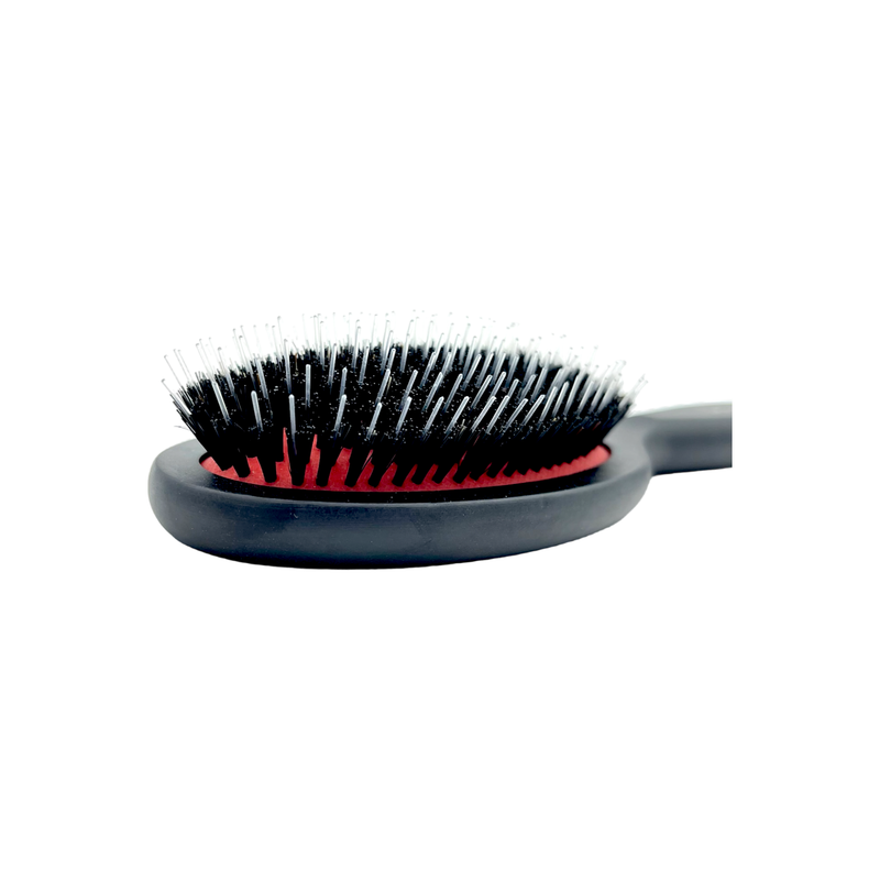 Dural Dural Beech wood rubber cushion hair brush with boar bristles and nylon Hair Brush Gray
