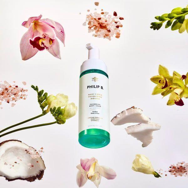 Philip B Philip B. Maui Wowie Volumizing Mouse 6 oz Hair Styling Product Misty Rose