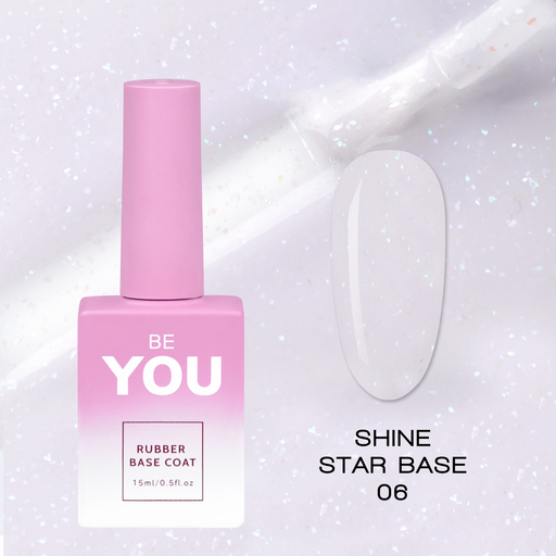 nbmsupply BEYOU Professional Shine Star Base 06 15ml Lavender
