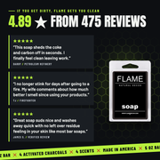FLAME Natural Decon Soap Black OG / 5 oz Bar,Riptide / 5 oz Bar,Conifer / 5 oz Bar,Unscented / 5 oz Bar