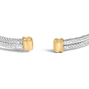 Bids.com 18K Yellow Gold Plated .925 Sterling Silver Diamond Accent Dragonfly Medallion Bangle Bracelet (I-J Color, SI1-SI2 Clarity) - 7.75 Inches Bracelets White Smoke YellowWhite.Sterling Silver / 7.75
