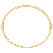 Bids.com 14K Yellow Gold 1/3 Cttw Diamond Half Eternity Bangle Bracelet (I-J Color, I2-I3 Clarity) - 7.75" Inches Bracelets White Smoke Yellow.Gold / 7.75