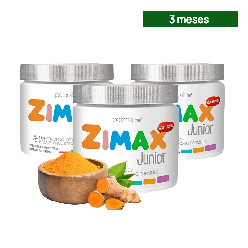 Paleolife Crecimiento Vital Zimax Junior ¡ANTIOXIDANTE NATURAL NUEVO! Black 3 Meses