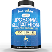 Nutrivein Nutrivein Premium Liposomal Glutathione Supplement 700 mg - 60 Capsules N0-NI0L-9A0H White Smoke