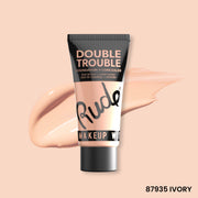 Rude Cosmetics Double Trouble Foundation and Concealer Foundation Peach Puff Ivory 03