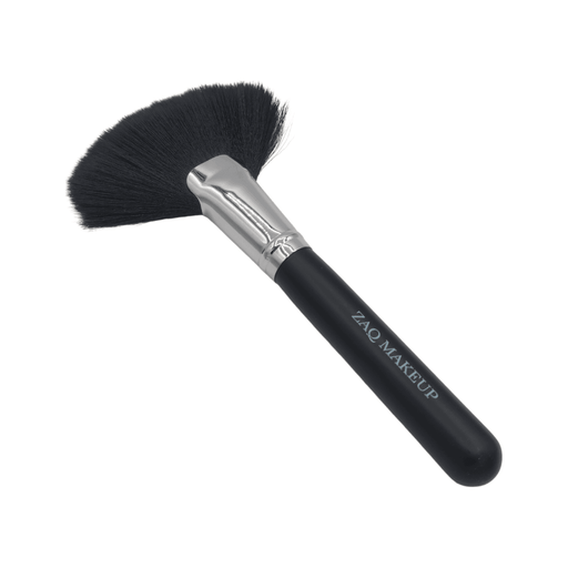 ZAQ Skin & Body Fluffy Large Fan Brush Make Up White Smoke