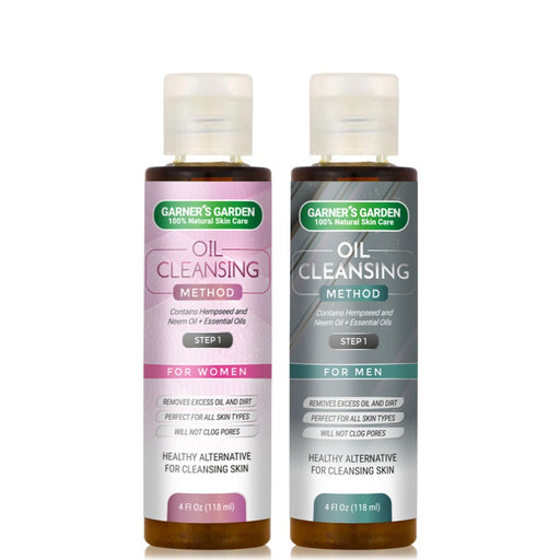 Garner's Garden Oil Cleansing Method Facial Cleanser White Smoke Oil Cleansing Method Men's / 2 oz (Recommended),Oil Cleansing Method Men's / 4 oz (Large),Oil Cleansing Method Women's / 2 oz (Recommended),Oil Cleansing Method Women's / 4 oz (Large)